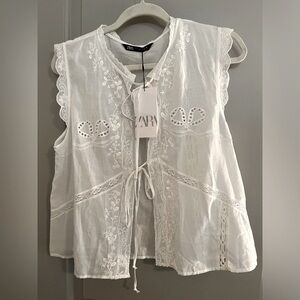 Zara lace top